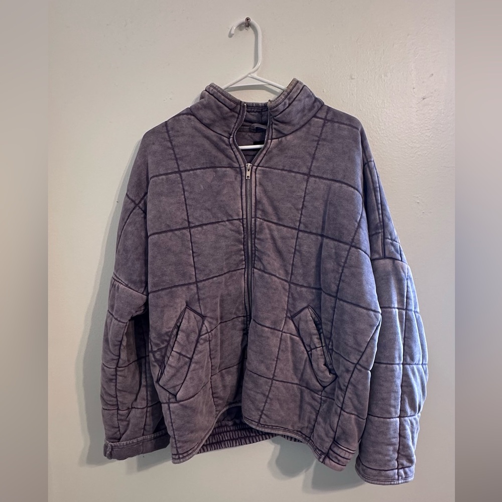 Forever 21 purple oversized jacket